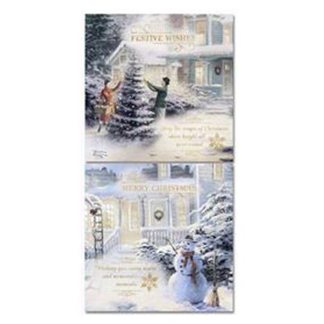 Festive Wishes Charity Christmas Cards - Pack of 16 Extra Image 1